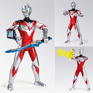 SHF新款亚刻奥特玩具手办亚克皓月灼日装甲关节可动男儿童模型