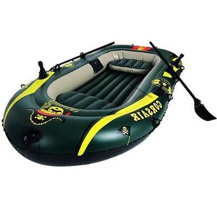 耐磨加厚充气船皮划艇船水上划船漂流船充气艇橡皮艇浮台钓鱼小船