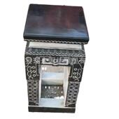 石雕青石仿古花架花盆中式 雕塑园林庭院摆件 花钵盆大理石盆新中式