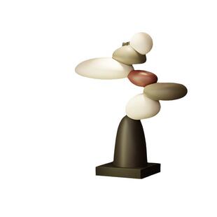 艺术客厅电视柜旁边落地大型摆件轻奢时来运转高级艺术礼品玄关台