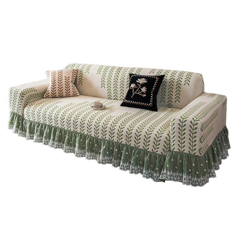 法式裙边沙发套罩2025新款防猫抓直排一体式防滑全包万能保护套罩,居家布艺,沙发套,淘宝优惠券,粉丝福利购,淘宝优惠卷