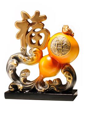 新中式称心如意葫芦摆件招财乔迁之喜新居礼品客厅玄关酒柜装饰品