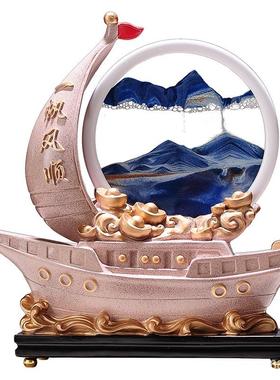 一帆风顺家居隔断摆设电视柜柜台办公桌面创意摆件装饰品工艺品