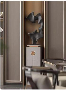 艺贝子酒店大堂太湖石雕塑空间园林造景观摆件创意装置落地假山石