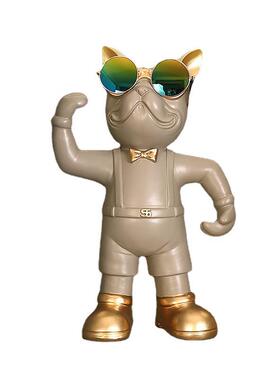 创意吧台酒杯架倒挂架家用轻奢摆件红酒架斜放高脚杯架子高档酒柜