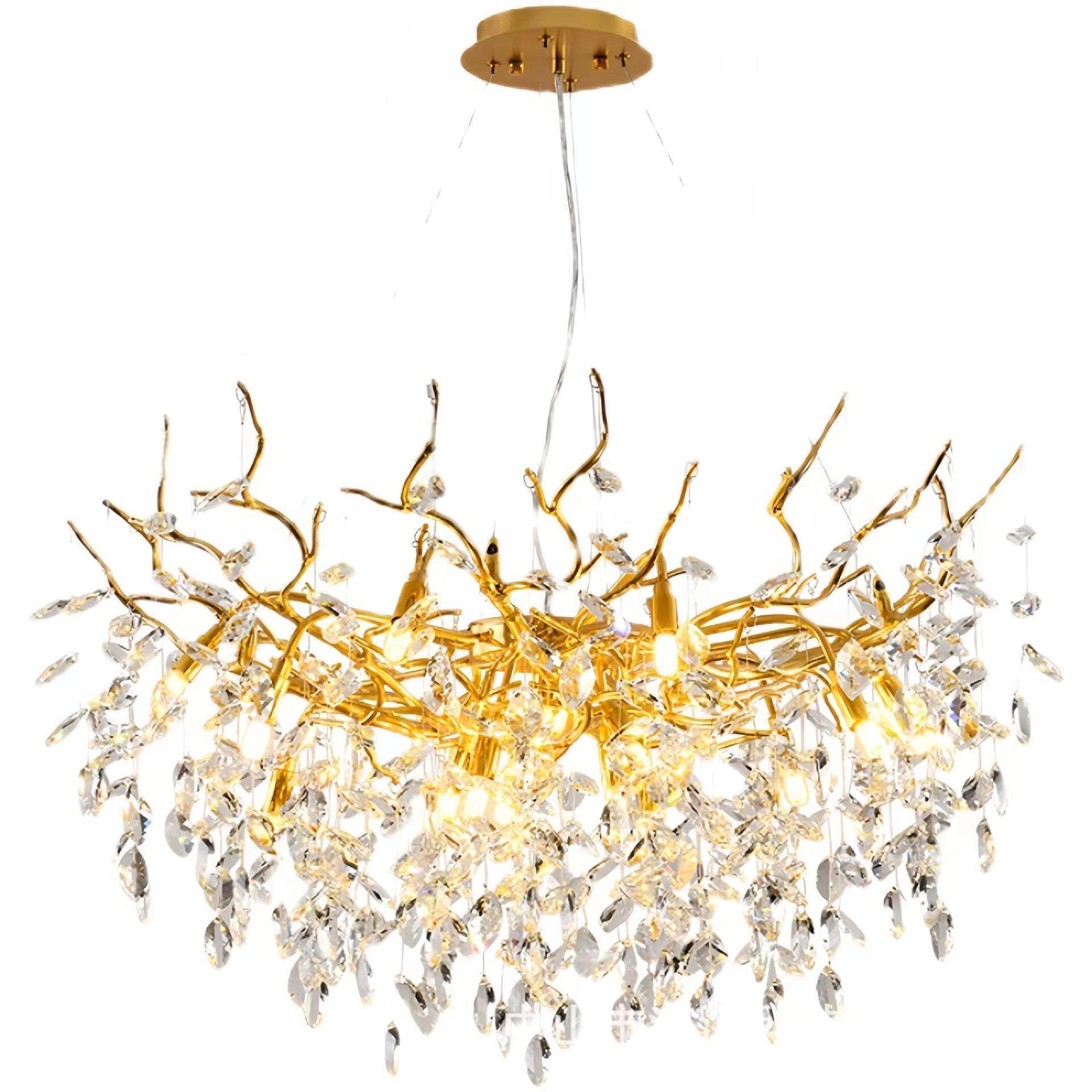 法式现代轻奢时尚水晶吊灯中山灯具卧室灯高档客厅灯铁艺枝形吊灯,家装灯饰光源,智能吊灯,淘宝优惠券,粉丝福利购,淘宝优惠卷