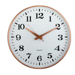 现代简约钟表家用时钟金色挂钟客厅个性创意时尚北欧卧室静音挂表