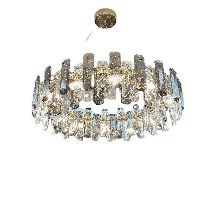 轻奢大气酒店大厅客房水晶吊灯后现代奢华时尚客厅餐厅LED吊灯,家装灯饰光源,智能吊灯,淘宝优惠券,粉丝福利购,淘宝优惠卷