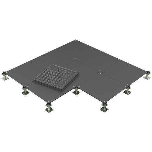 现货OA架空网络地板500办公室商务楼可调节高承载活动防火地板砖