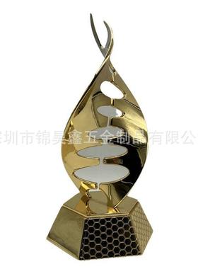 创意金属奖杯定制歌唱体育比赛纪念品摆件年会颁奖员工纪念奖杯