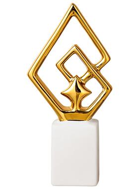 现代轻奢电视柜摆件客厅玄关酒柜餐边柜高级感装饰品乔迁新居礼品