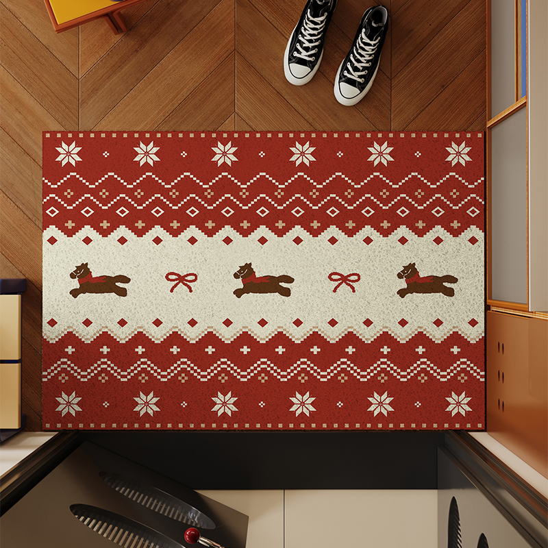 费尔岛入户地垫丝圈防滑除尘脚垫