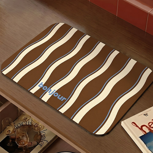 美拉德硅藻泥厨房台面沥水隔热垫