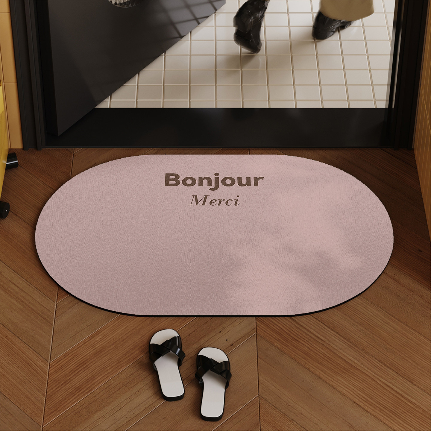 法式轻甜风浴室地垫家用厕所卫生间门口硅藻泥吸水防滑防摔脚垫子,居家布艺,家用脚垫,淘宝优惠券,粉丝福利购,淘宝优惠卷