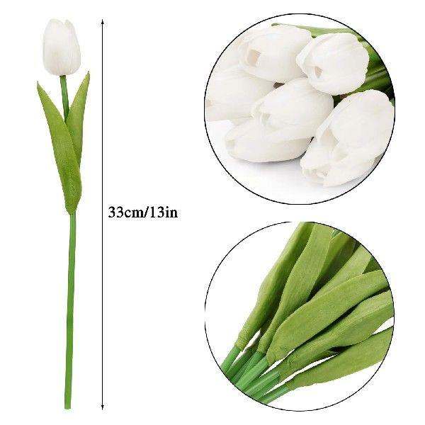 Home Wedding Party Decor Supplies 10pcs Artificial Tulips