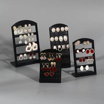 48/72 Holes Portable Earrings Ear Studs Holder Jewelry Displ