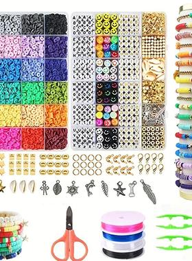 7200 pcs Preppy Friendship Bracelet Making Kit with Polymer