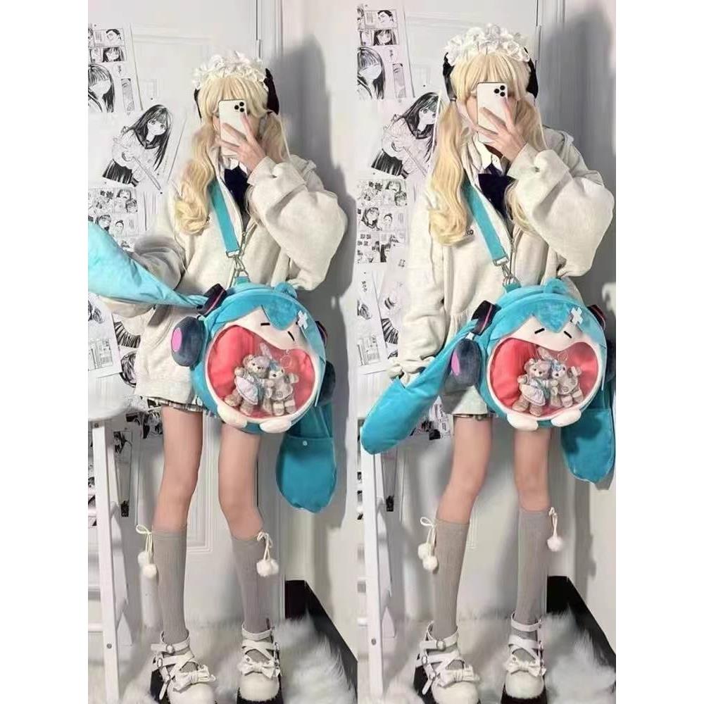 Hatsune Miku Bag Japanese anime Cartoon Single Shoulder Pain