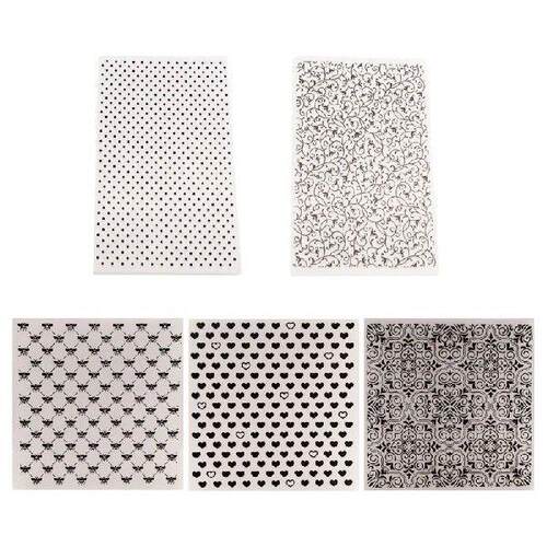 Embossing Folder Heart Round Stencils for Card Making DIY
