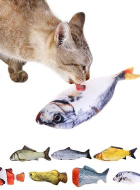 Dorakitten 1pc Creative Cat Toy Fish Shape Bite Resistant Ca