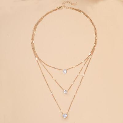 Drop pendant vintage necklace clavicle chain水滴吊坠覆古项炼
