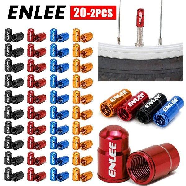 2pcs Bike Valve Caps Aluminum Alloy Bicycle Tire Wheel