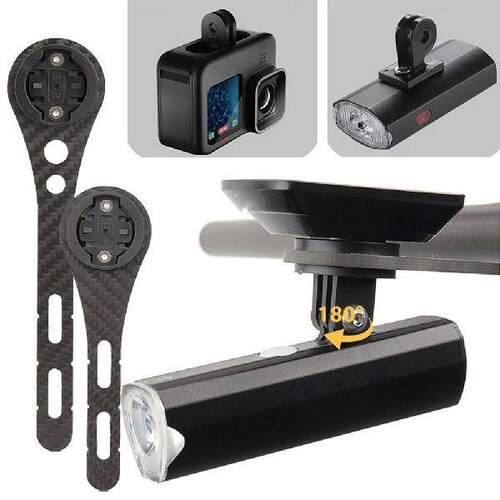 Carbon Fiber Bicycle Computer Holder Road Bike Stopwatch Spe