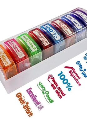 Rectangular Teacher Stamps for Grading Classroom Signature