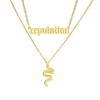 Taylor the Swift Reputation Music Album and Snake Necklace D