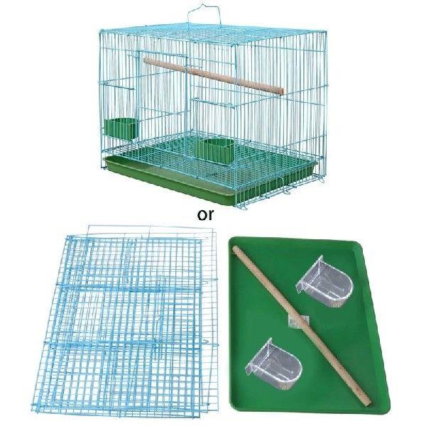 Wire Rectangular Small Cage for Small Birds and Canaries