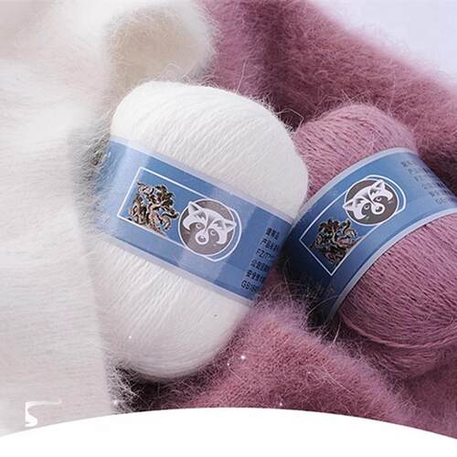 50+20g/Set Long Plush Mink Cashmere Yarn Anti-pilling Fine Q