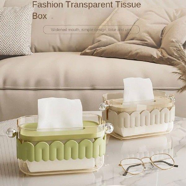 Cream Color Toilet Tissue Box Waterproof Great Load Bearing