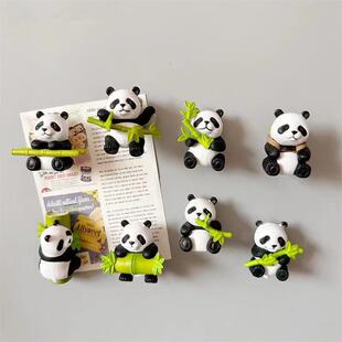 Panda refrigerator magnet 3d three-dimensional magnetic