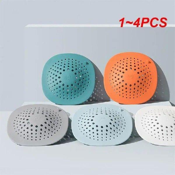 1~4PCS Anti-clogging Dense Mesh Tpr Drain Plug Household