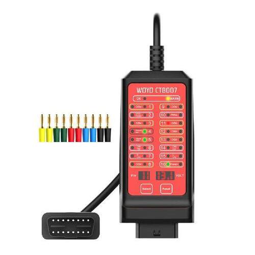 WOYO 12V 24V CAN Tester 16 Pin Break Out Box Detection CAN