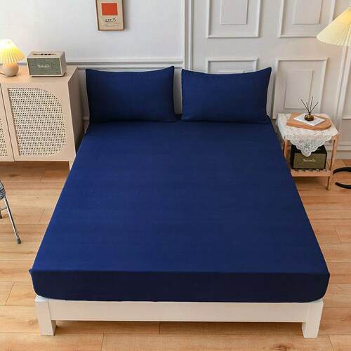students cotton bed sheets fitted sheet pillow case 床笠枕套