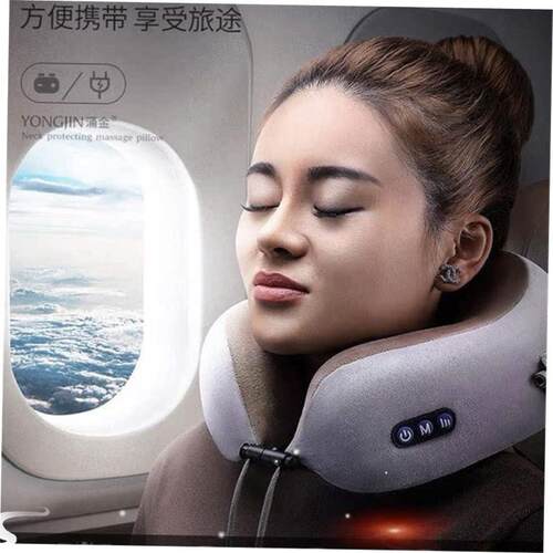 u shape pillow massage neck electric vibration massager