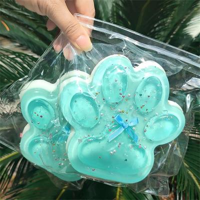 Handmade Taba Squishy Big Cat Paw Silicone Squeeze Toys for
