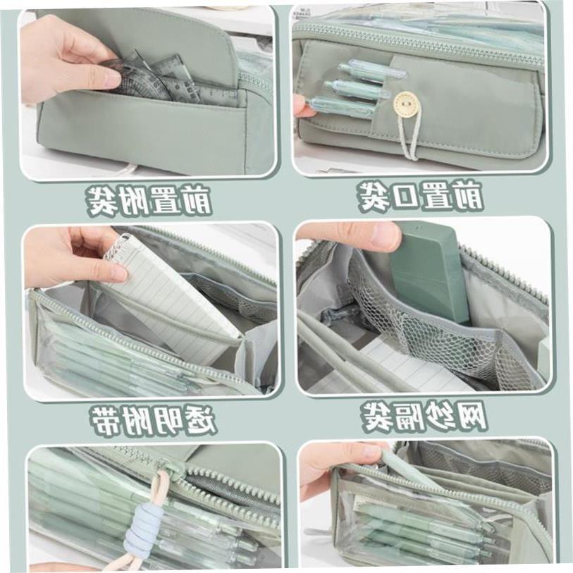 Large Capacity Pencil Case School Multifunction Pen Case