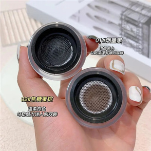 NOVO凝眸顺滑眼线膏 防水防油持久不晕染新手气垫网筛眼线带刷子