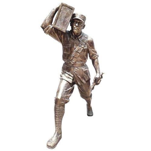 大型玻璃钢仿铜雕塑园林景观抽象人物铸铜雕像公园广场大摆件厂家