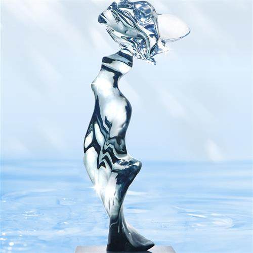 铭创透明雕塑售楼部网红装饰品样板房创意摆件源头工厂透明树脂