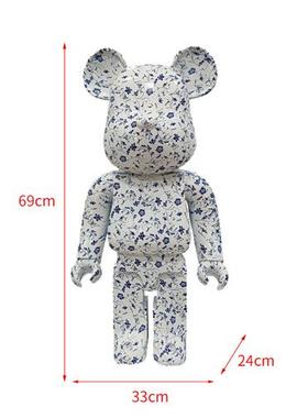 可爱暴力熊公仔玻璃钢摆件客厅电视柜室内装饰网红动物熊落地摆件