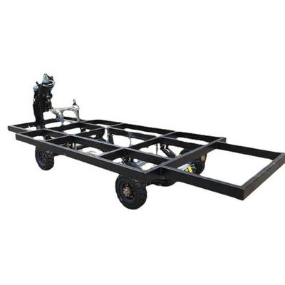 电动四轮车底盘车架总成巡游花车非标餐车小吃车房车改装车观光车