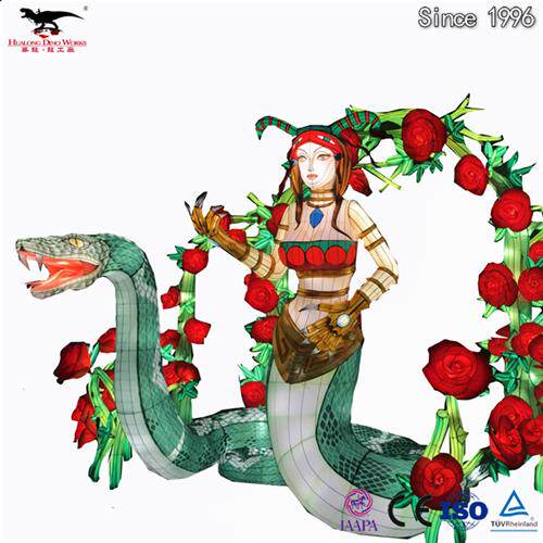 自贡南国灯城源头生产厂家可设计制作彩灯花灯仿真恐龙动物