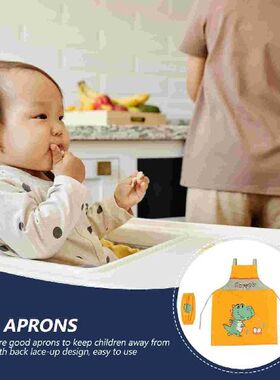 1 Set Toddler Apron Premium Prime Sturdy Oversleeve Aprons