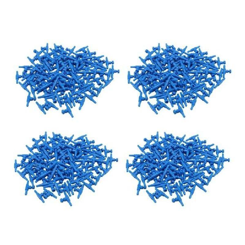 400pcs blue plastic 2 way aquarium fish tank air pump