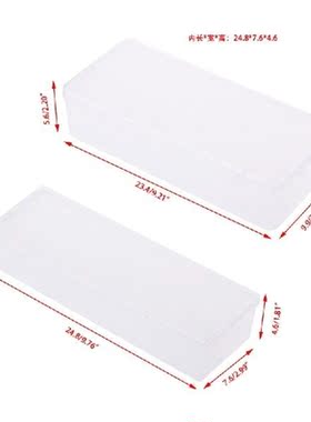 Rectangular Plastic Clear Storage Box Jewelry Container