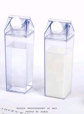 1000ml Large Capacity Transparent Plastic Water Bottle Durab