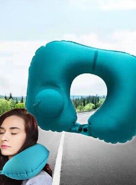 U-Shape Travel Pillows Airplanes Inflatable Super Light